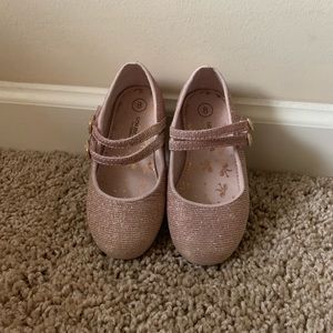 Pink Double Strap Flats